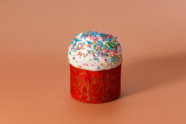 Кулич пасхальный с изюмом