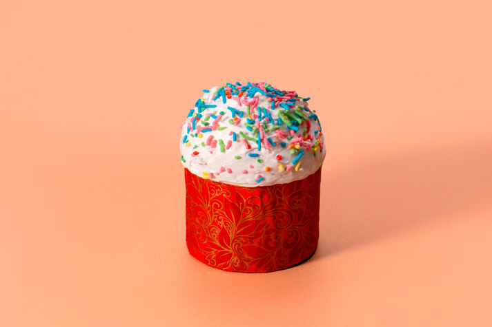 Кулич пасхальный с изюмом