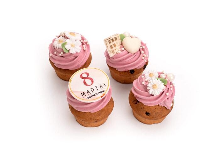 Набор маффинов 8 Марта Пурпурный сад