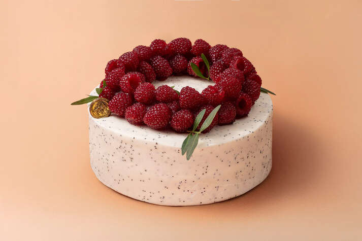 Торт Маковый с ягодой