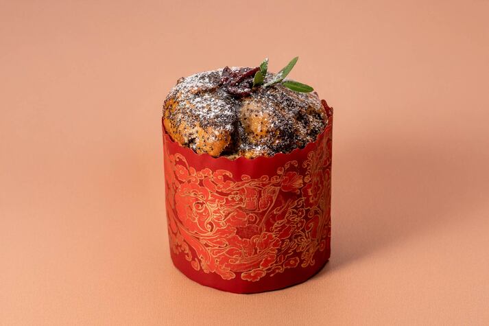 Кулич пасхальный с маком