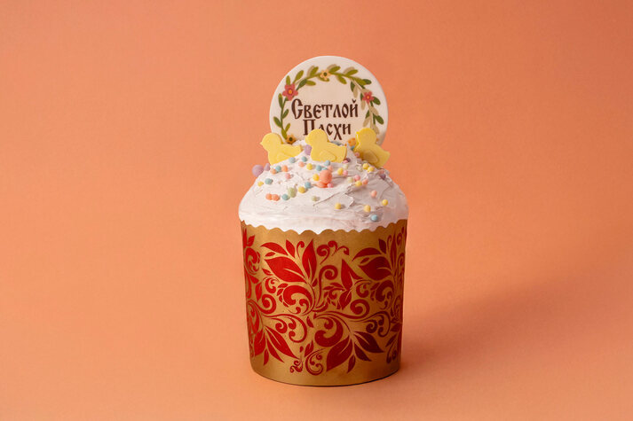 Кулич пасхальный с изюмом Светлой пасхи