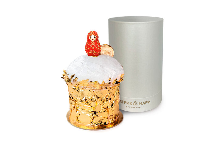 Кулич пасхальный с Дубайским шоколадом