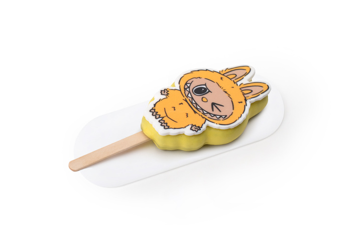 Пирожное крошковое Лабубу желтый