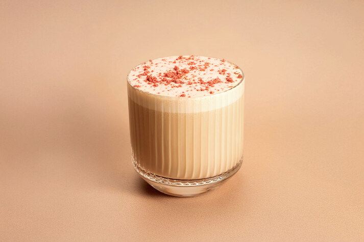 Кофе Раф Малина-персик