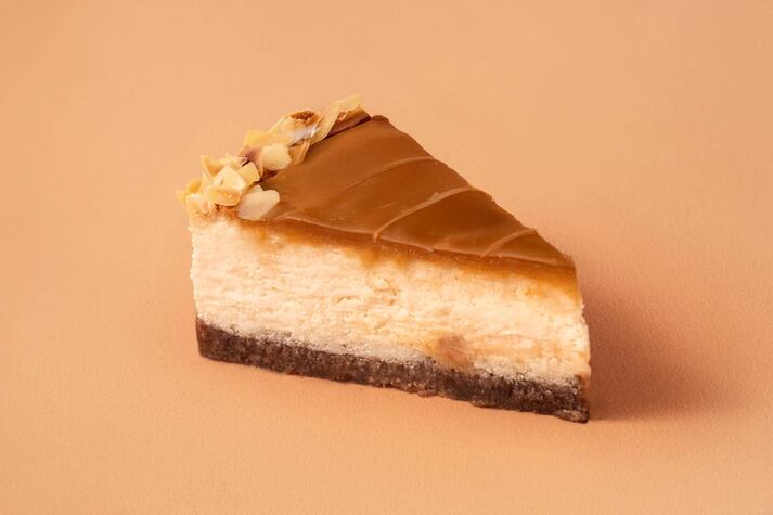 Торт Чиз-кейк карамельный порция