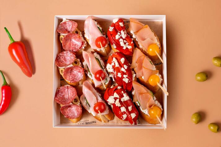 Сет из брускетт Микс №2