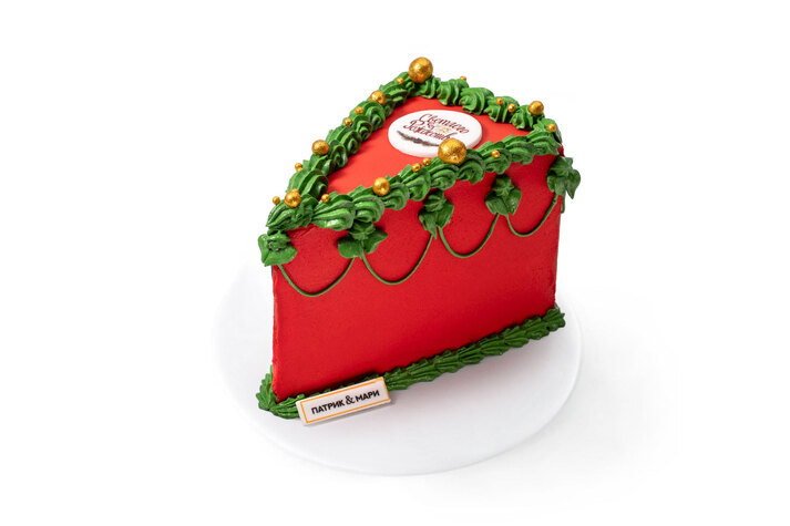 Торт Рождественский венок