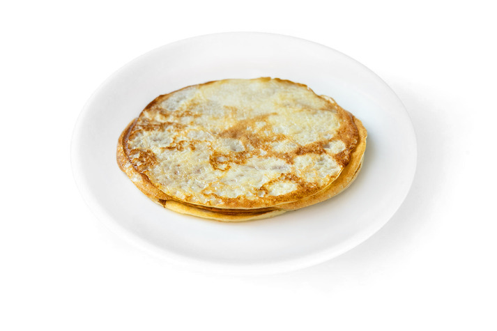 Блинчики с маслом маленькие