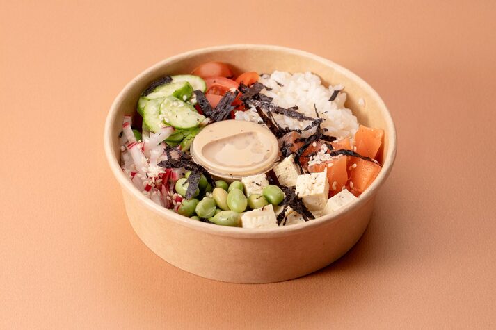 Поке с лососем