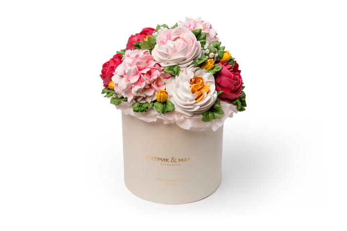 Букет из зефира Цветы весенние