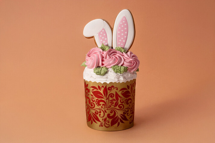 Кулич пасхальный с изюмом Ушки зайки