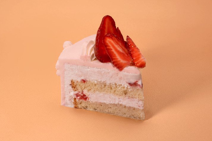 Торт Клубнично-йогуртовый порция