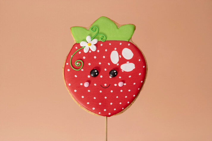 Печенье сдобное Клубника