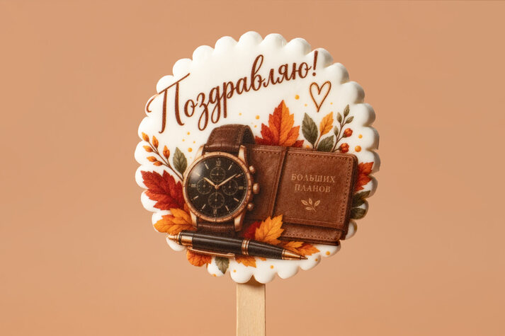 Открытка 40г Для мужчины изделие кондитерское из сахарных масс